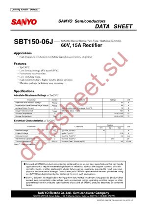 SBT150-06J datasheet  